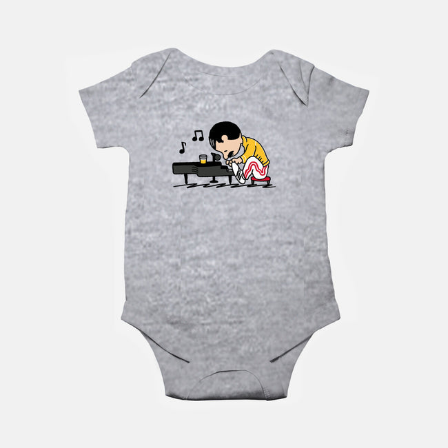 Queenuts!-baby basic onesie-Raffiti