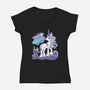 Quests Are Magic-womens v-neck tee-Chriswithata