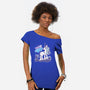 Quests Are Magic-womens off shoulder tee-Chriswithata