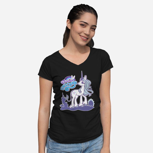 Quests Are Magic-womens v-neck tee-Chriswithata