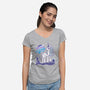 Quests Are Magic-womens v-neck tee-Chriswithata
