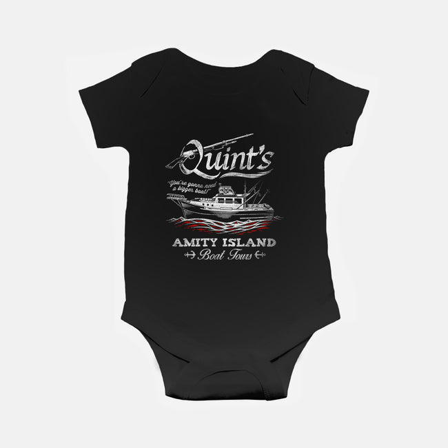 Quint's Boat Tours-baby basic onesie-Punksthetic
