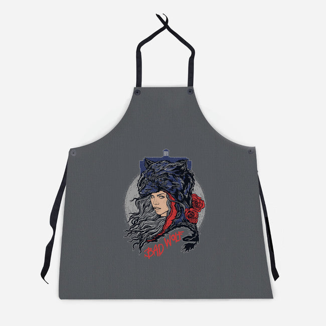 Bad Wolf Skinned-unisex kitchen apron-zerobriant