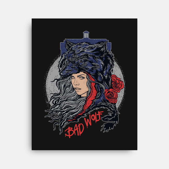 Bad Wolf Skinned-none stretched canvas-zerobriant