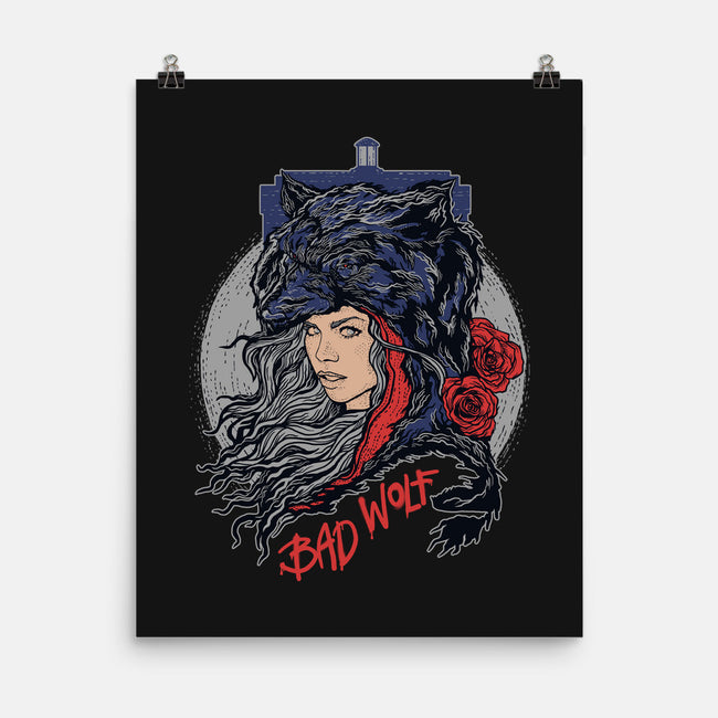 Bad Wolf Skinned-none matte poster-zerobriant
