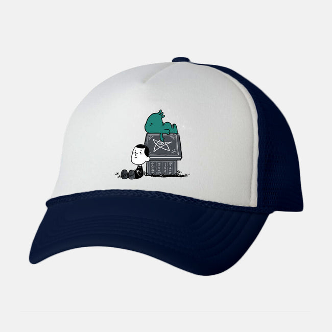 Call of Snoophulhu-unisex trucker hat-queenmob