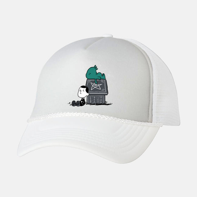 Call of Snoophulhu-unisex trucker hat-queenmob