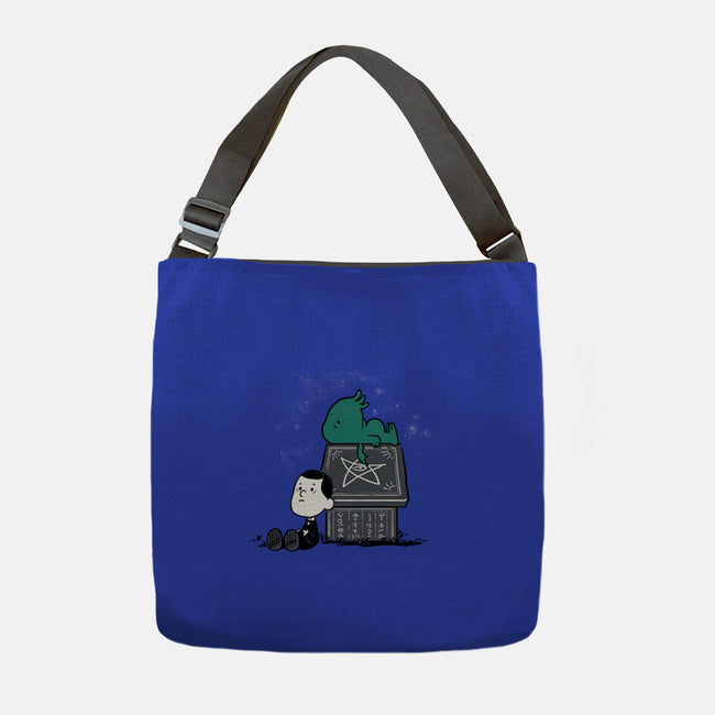 Call of Snoophulhu-none adjustable tote-queenmob