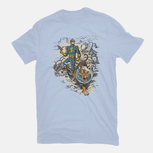 Calvin, Spiffy Spaceman-unisex basic tee-Captain Ribman