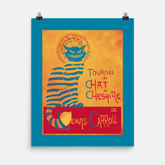 Chat du Cheshire-none matte poster-Harantula