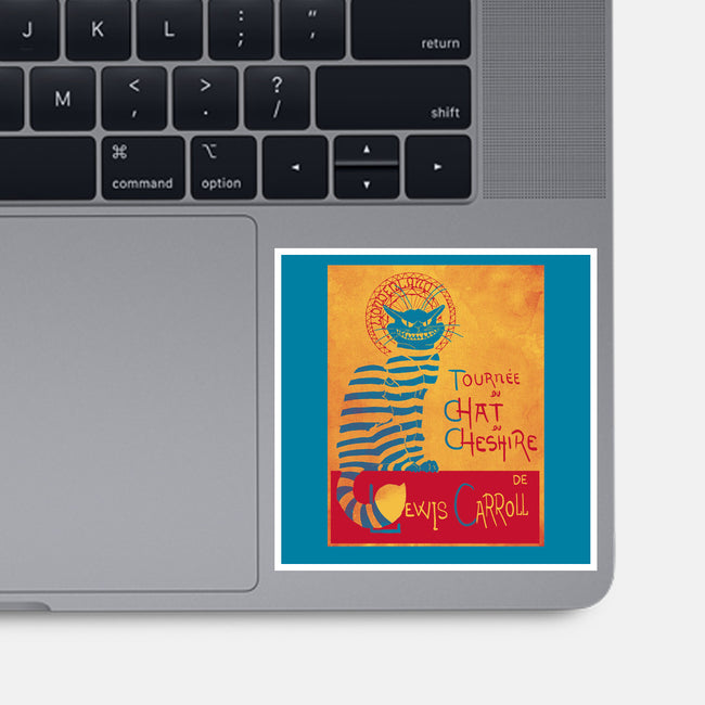 Chat du Cheshire-none glossy sticker-Harantula