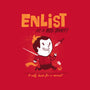 Enlist!-none polyester shower curtain-queenmob