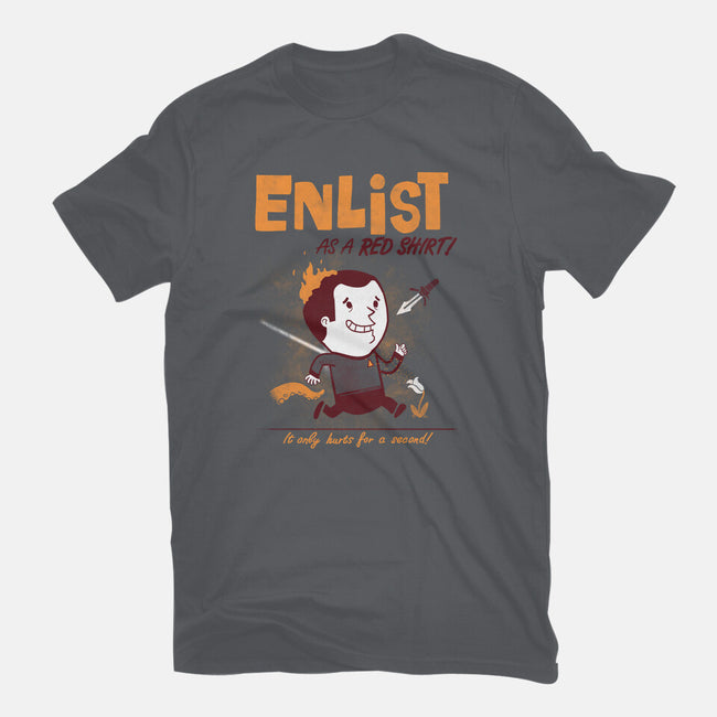 Enlist!-unisex basic tee-queenmob