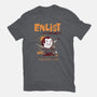 Enlist!-unisex basic tee-queenmob