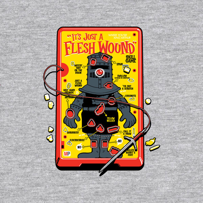 Flesh Wound-womens fitted tee-Captain Ribman