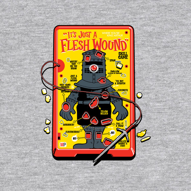 Flesh Wound-none glossy sticker-Captain Ribman