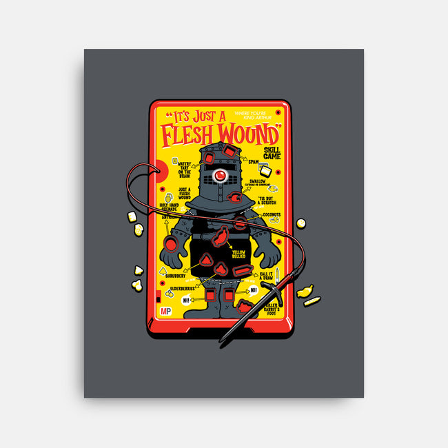 Flesh Wound-none stretched canvas-Captain Ribman