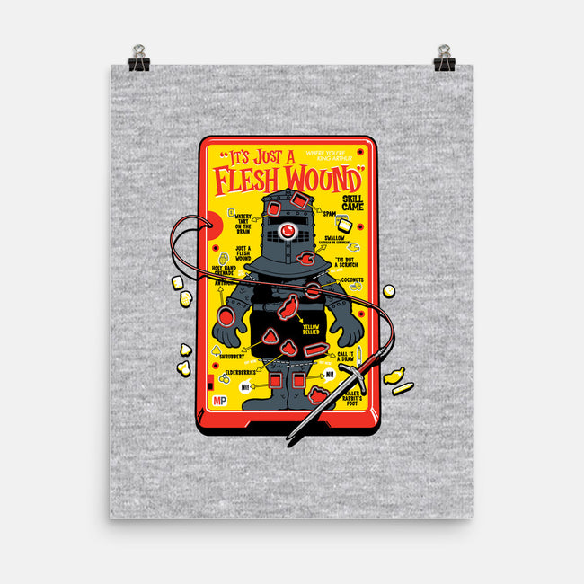 Flesh Wound-none matte poster-Captain Ribman