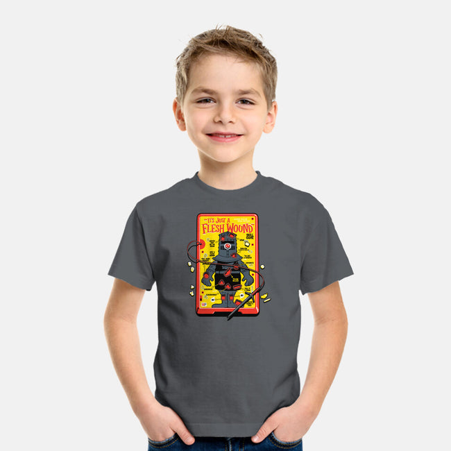 Flesh Wound-youth basic tee-Captain Ribman