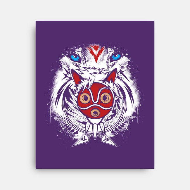 Forest Spirit Protector-none stretched canvas-InkOne