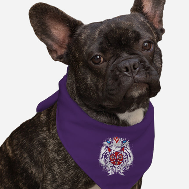 Forest Spirit Protector-dog bandana pet collar-InkOne
