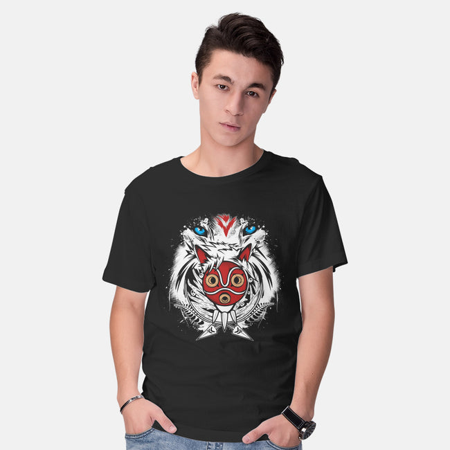 Forest Spirit Protector-mens basic tee-InkOne