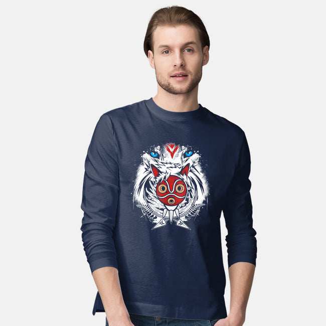 Forest Spirit Protector-mens long sleeved tee-InkOne