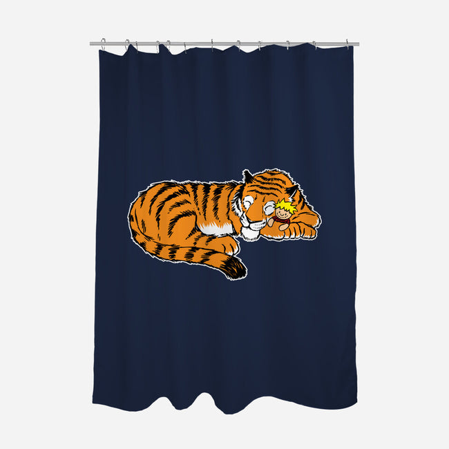H and C-none polyester shower curtain-C. Ben Snell