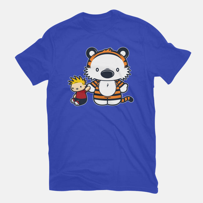 Hello Tiger-mens basic tee-mikehandyart