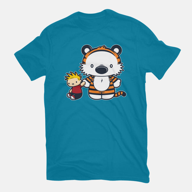 Hello Tiger-youth basic tee-mikehandyart