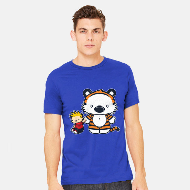 Hello Tiger-mens heavyweight tee-mikehandyart