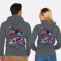 Invader Flakes-unisex zip-up sweatshirt-AtomicRocket