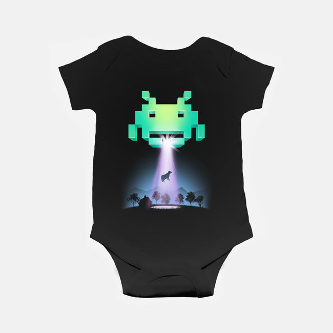 Invaders from Space-baby basic onesie-vp021