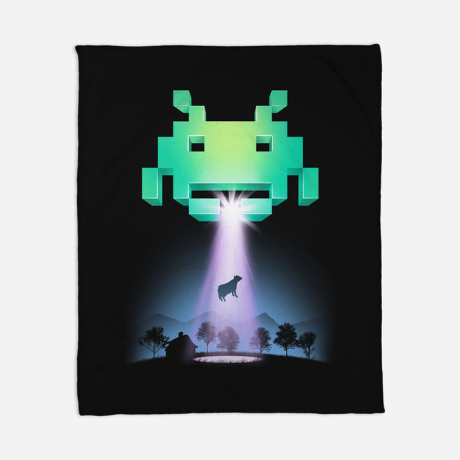 Invaders from Space-none fleece blanket-vp021