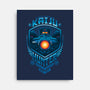 Kaiju Hunter-none stretched canvas-Bamboota