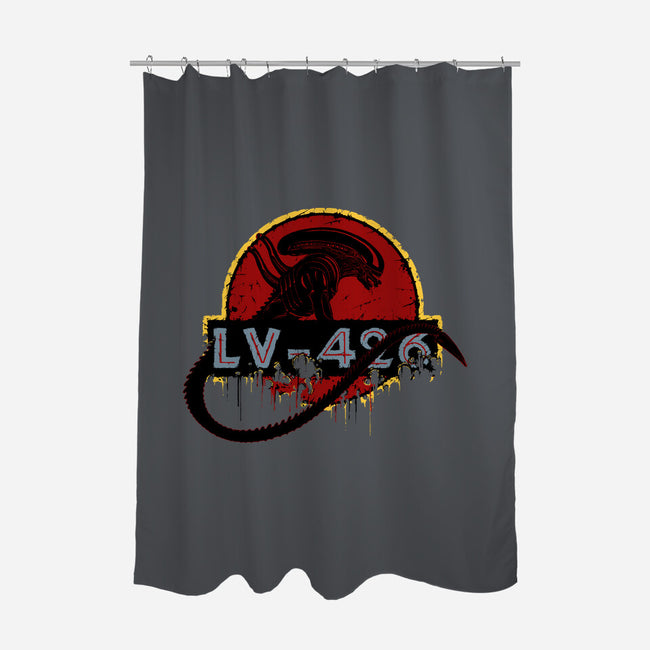 LV-426-none polyester shower curtain-Crumblin' Cookie