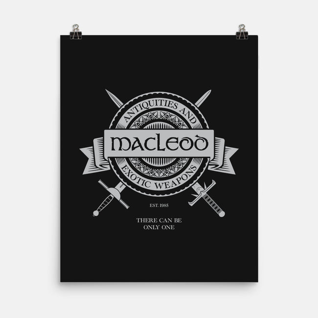 Macleod Antiquities-none matte poster-Jack Lightfoot