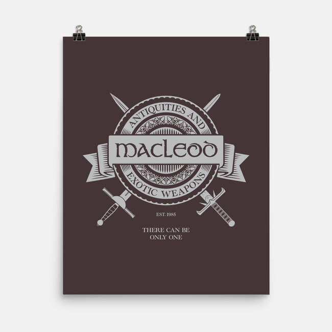 Macleod Antiquities-none matte poster-Jack Lightfoot