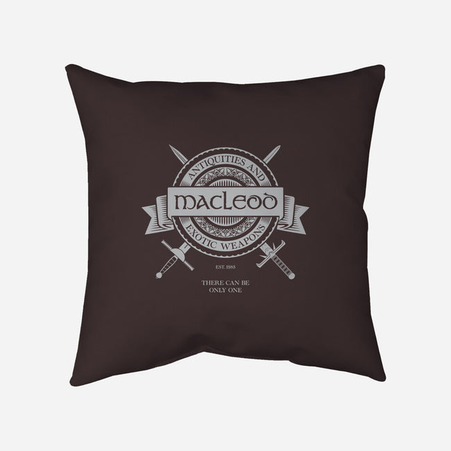 Macleod Antiquities-none removable cover w insert throw pillow-Jack Lightfoot