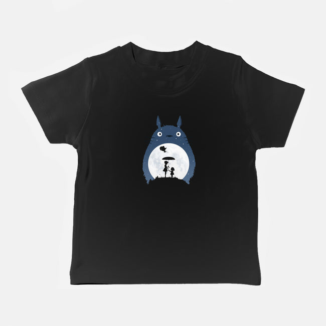 Moonlight Flight-baby basic tee-Coconut_Design