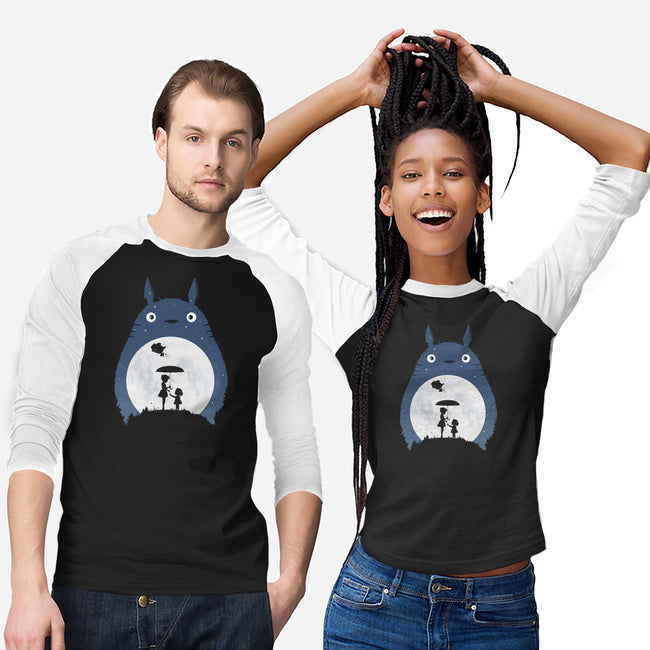 Moonlight Flight-unisex baseball tee-Coconut_Design