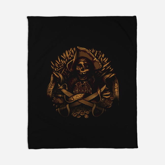 Never Say Die-none fleece blanket-MeganLara