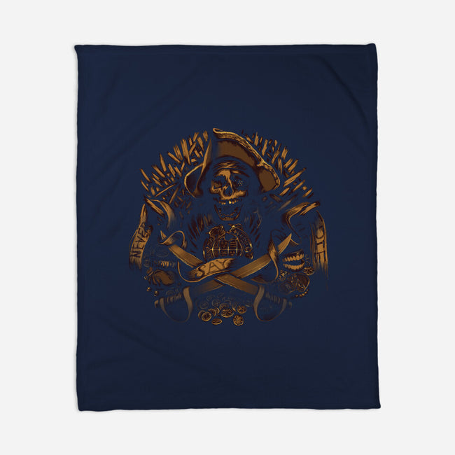 Never Say Die-none fleece blanket-MeganLara
