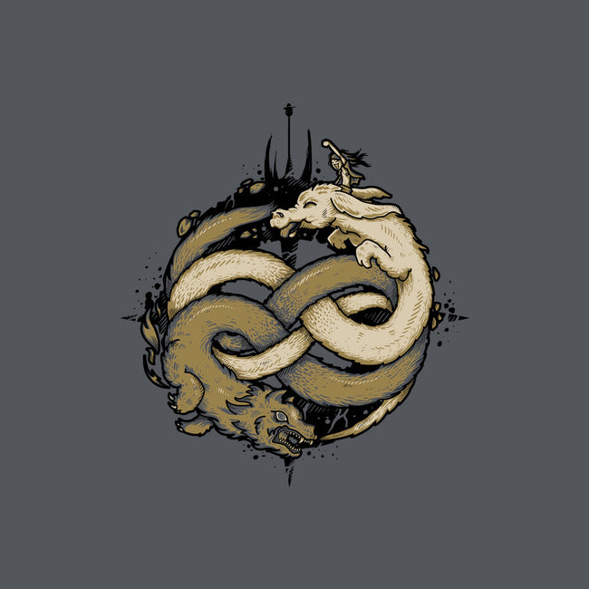 Neverending Fight-none stretched canvas-Letter_Q