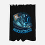 Procrastinate!!!-none polyester shower curtain-Bamboota
