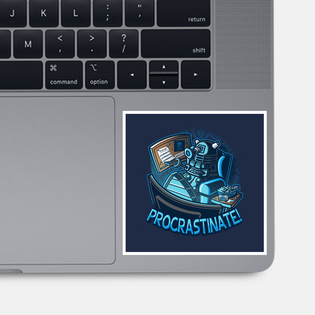 Procrastinate!!!-none glossy sticker-Bamboota