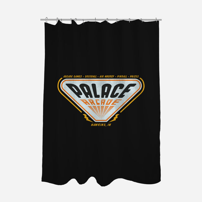Palace Arcade-none polyester shower curtain-Beware_1984
