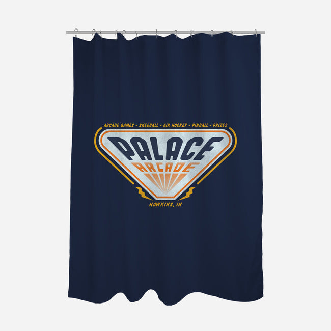 Palace Arcade-none polyester shower curtain-Beware_1984