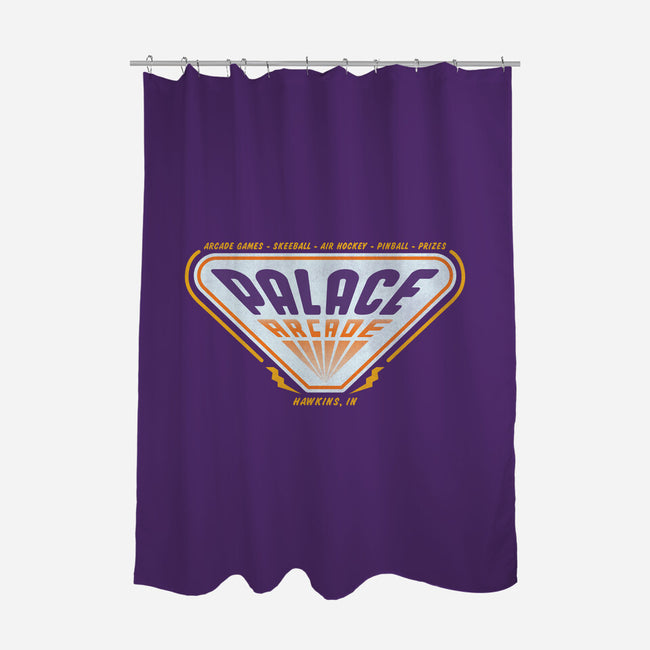 Palace Arcade-none polyester shower curtain-Beware_1984