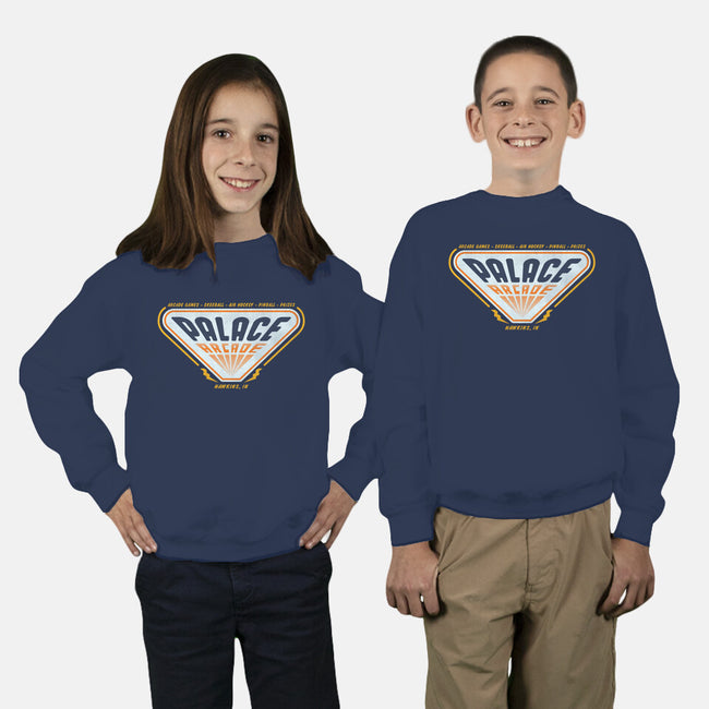 Palace Arcade-youth crew neck sweatshirt-Beware_1984